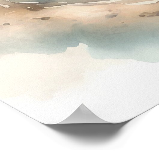 Motivierend Watercolor Wall Art Poster 5 (Ecke)