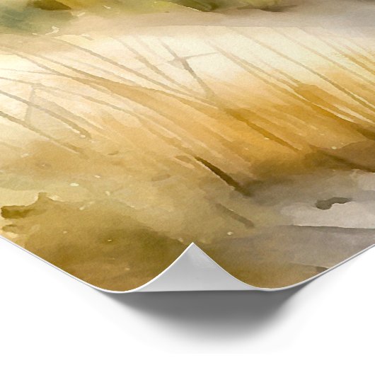 Motivierend Watercolor Wall Art Poster 6 (Ecke)