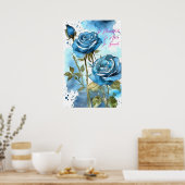 Motivierend Watercolor Wall Art Poster 78 (Küche)