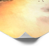 Motivierend Watercolor Wall Art Poster 94 (Ecke)