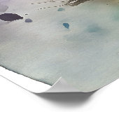 Motivierend Watercolor Wall Art Poster 96 (Ecke)