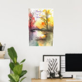 Motivierend Watercolor Wall Art Poster 96 (Heimbüro)