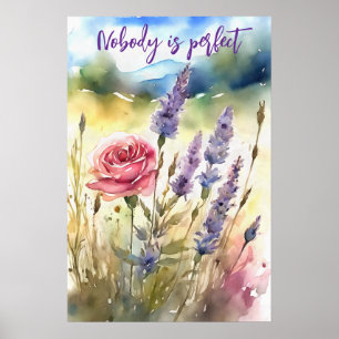 Motivierend Watercolor Wall Art Poster 97