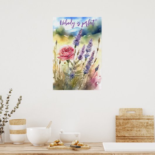 Motivierend Watercolor Wall Art Poster 97 (Küche)