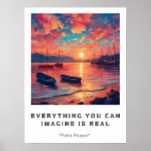 Motivierend Weisheit Stellen Sie sich vor, es wäre Poster (Vorne)