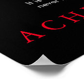 Motivierend Wolf- und Fullmoon-Plakatwerbung Poster (Ecke)