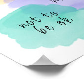 Motivierend Wolkenschule Poster (Ecke)