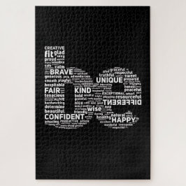 Motivierend Word Art Puzzle - Inspiration