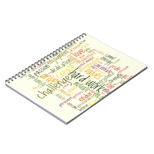 Motivierend Words #2 positiver Placebo-Effekt Notizblock (Linke Seite)