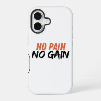 Motivierend Workout iPhone Case (Kein Schmerz mehr 16 Hülle
