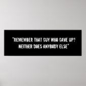 Motivierend-Workout-Poster Poster (Vorne)