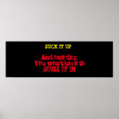 Motivierend-Workout-Poster Poster (Vorne)