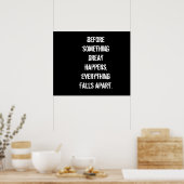 Motivierend Workout-Poster Poster (Küche)