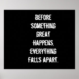 Motivierend Workout-Poster Poster