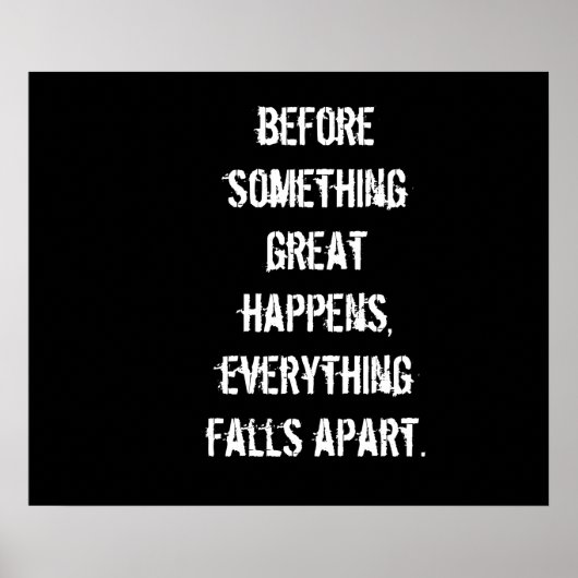 Motivierend Workout-Poster Poster (Vorne)