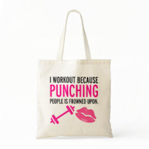 "Motivierend Workout"-TASCHE