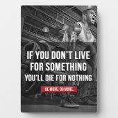 Motivierend Workout-Wörter Fotoplatte (Vorderseite)