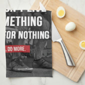 Motivierend Workout-Wörter Küchentuch (Viertel Falte)