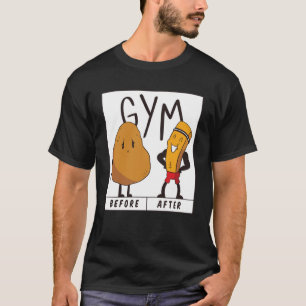 Motivierend Workout Zitat Nahrungsmittel Frauen üb T-Shirt