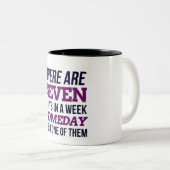 "Motivierend Workout" - ZWEI ZEHN TASSE (VorderseiteRechts)