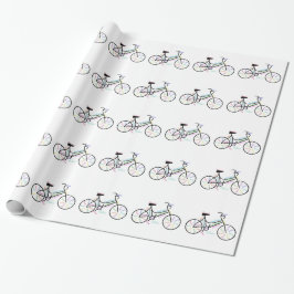 Motivierend Wort für Fahrrad, Radfans Geschenkpapier