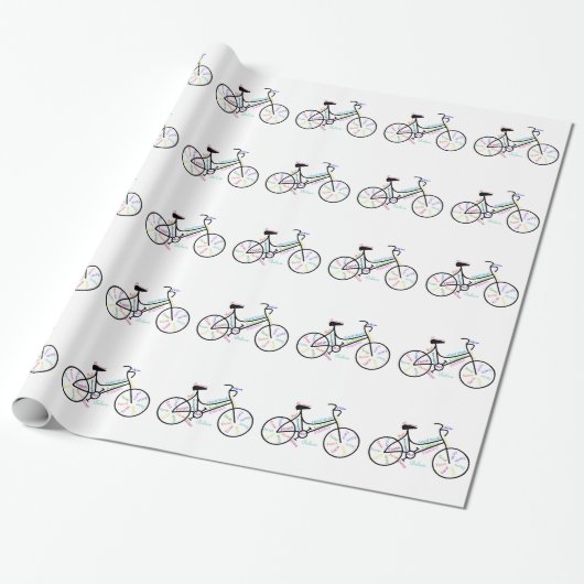 Motivierend Wort für Fahrrad, Radfans Geschenkpapier (Ungerollt)