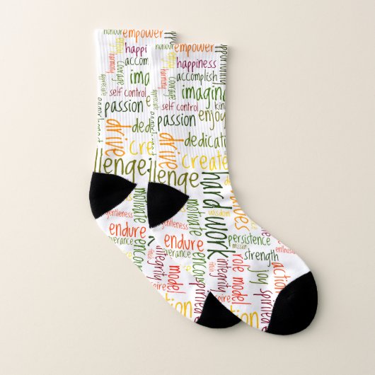 Motivierend Worte #2 positiv ermutigend Socken (Paar)