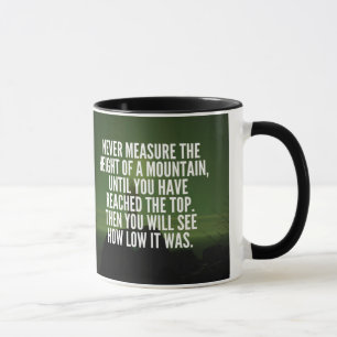 Motivierend Worte - Berg Tasse