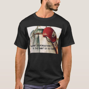 Motivierend Worte - Beständigkeit und Sieg T-Shirt