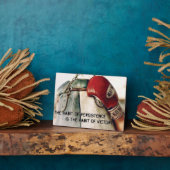 Motivierend Worte - Das Habit der Beständigkeit Fotoplatte (Seite)