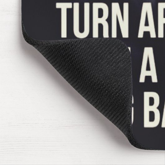 Motivierend Worte: Der Löwe dreht sich nicht um Mousepad (Ecke)