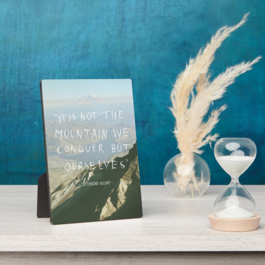 Motivierend Worte - Erobere dich selbst Fotoplatte (Seite)