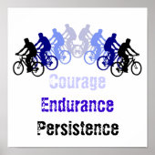 Motivierend Worte, Fahrrad, Fahrrad, Fahrrad Poster (Vorne)