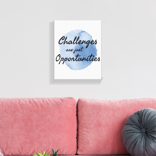 motivierend Worte für Arbeit und Erfolg Leinwanddruck (Insitu (Wohnzimmer))