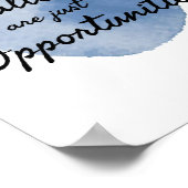 motivierend Worte für Arbeit und Erfolg Poster (Ecke)