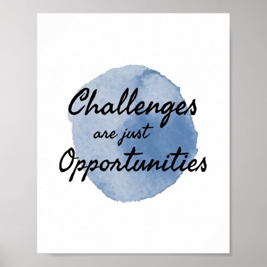 motivierend Worte für Arbeit und Erfolg Poster (Vorne)