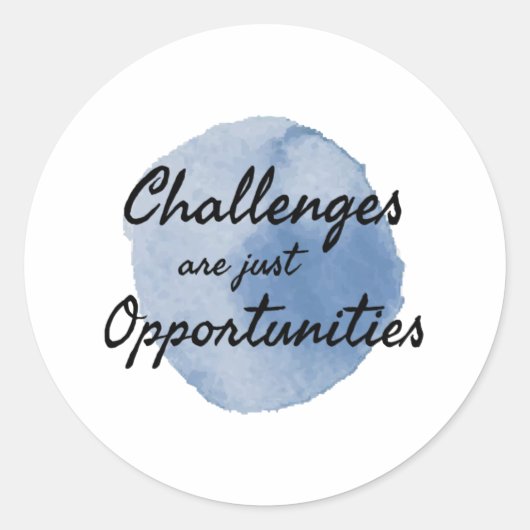 motivierend Worte für Arbeit und Erfolg Runder Aufkleber (Vorderseite)