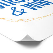 motivierend Worte für Erfolg und Lebenskampf Poster (Ecke)