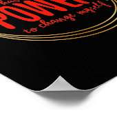 Motivierend Worte für Lebenskämpfe Poster (Ecke)