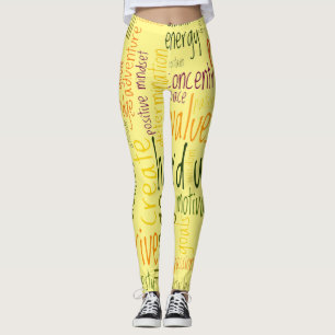 Motivierend Worte Nr. 2 für positive Maßnahmen Leggings