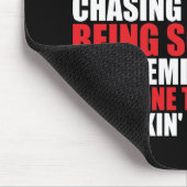 Motivierend Worte - sei ein Hai Mousepad (Ecke)