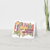 Motivierend Wörter #1 Karte (Vorderseite)