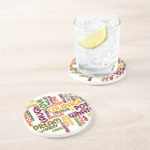 Motivierend Wörter #1 Untersetzer (Seite)