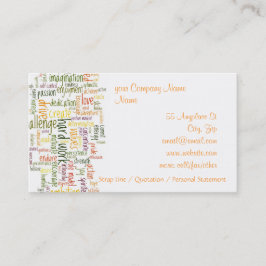 Motivierend Wörter #2 Visitenkarte