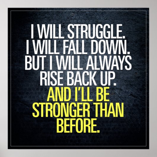 Motivierend Wörter - Ausarbeiten Poster (Vorne)