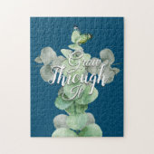 Motivierend Wörter Eukalyptus-Schmetterling Puzzle (Vertikal)