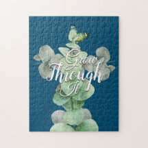 Motivierend Wörter Eukalyptus-Schmetterling