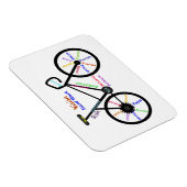 Motivierend Wörter, Fahrrad, Fahrrad, Fahrrad Magnet (Rechte Seite)