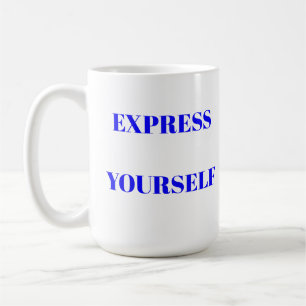 Motivierend Wörter für ein niedliches Design Kaffeetasse