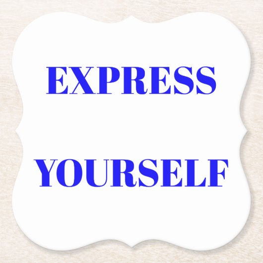 Motivierend Wörter für ein niedliches Design Untersetzer (Vorderseite)